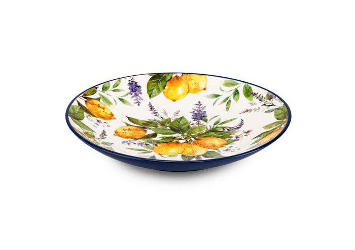 Platou pentru Fructe cu Model Lămâi - Design Vesel si Elegant