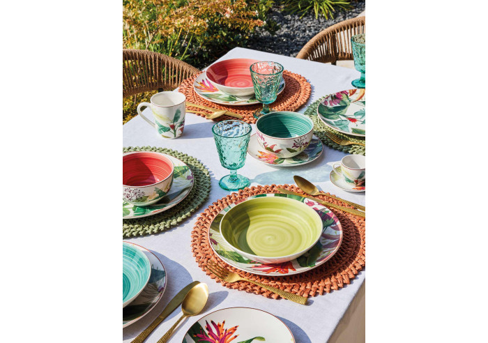 Set Farfurii din Porțelan cu Design Exotic - Eleganta si Originalitate la Masa